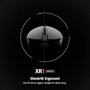 Section Xr1 Kablosuz Oyuncu Mouse, 10000 Dpı, Rgb Aydınlatma, 6 Tuş, 2.4g + Bluetooth + Kablolu, Type-C Şarjlı