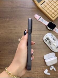 Süper Ince Mat Ultra Thin Silikon Kılıf Siyah iPhone 17 Pro Max ile Uyumlu