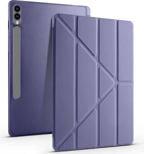 Galaxy Tab S9 Fe Plus 12.4'' ile Uyumlu Kalem Bölmeli Uyku Modlu Kılıf, Lila