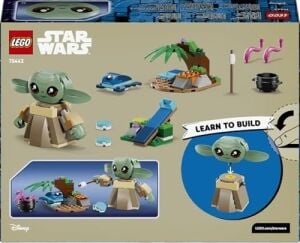 : The Mandalorian Grogu’nun Yuvası 75443-4 Yaş ve Üzeri Çocuklar Için Ayarlanabilir Grogu Figürü ve Sorgan Kurbağası Içeren Yaratıcı Oyuncak Yapım Seti, Hediye Fikri (107 Parça)