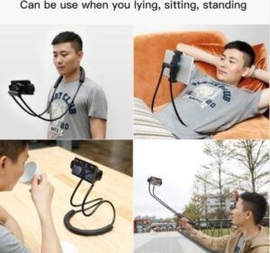 Boyuna Asılan Ergonomik 360 Derece Cep Telefonu Tutucu Stand