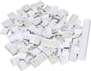 Spelt 108 Tuş Universal Renkli Mekanik Klavye Tuş Takımı Kapağı Keycap Beyaz Ingilizce Dizilimli