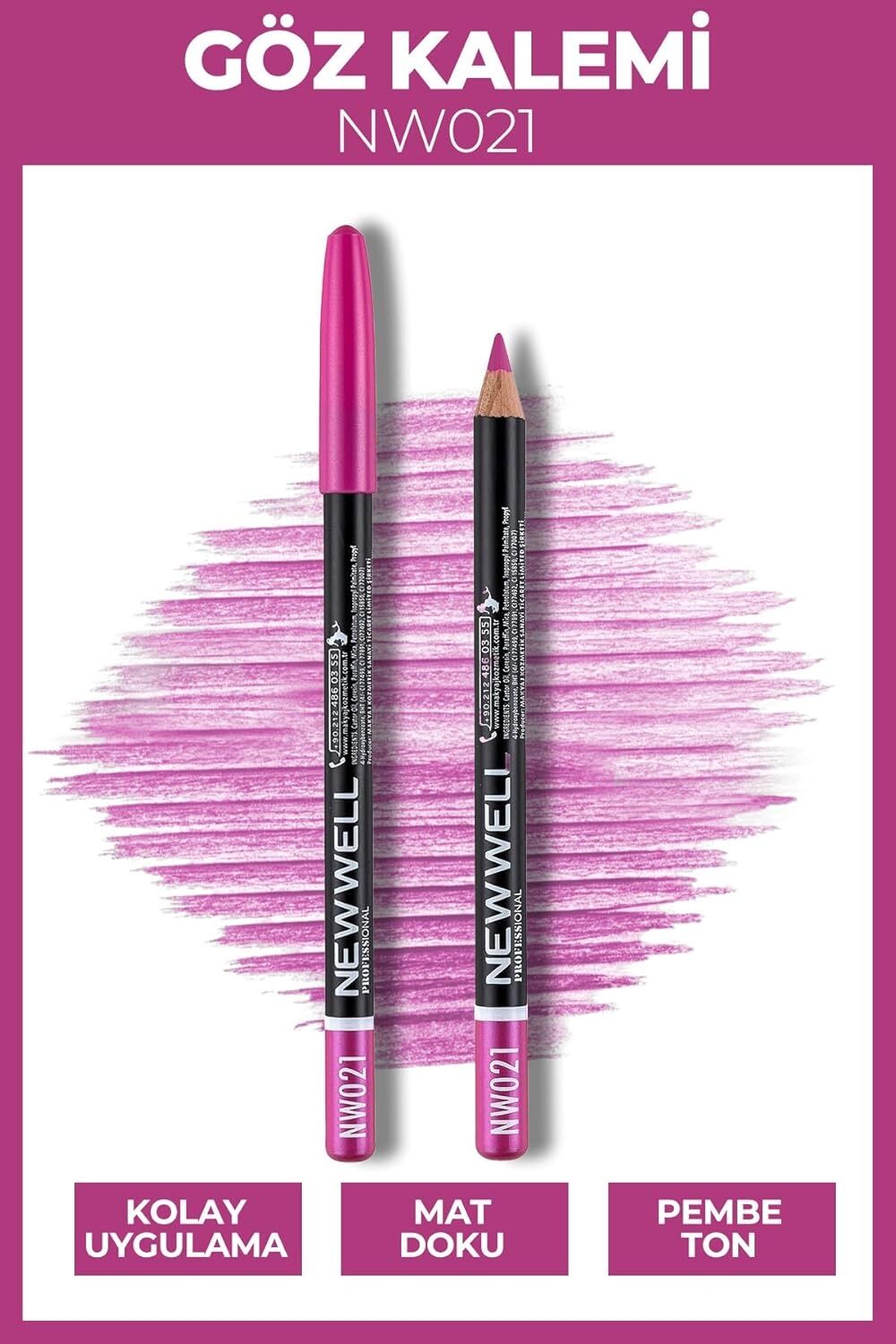 Porcelan Up Eyelip Pencil 21 Göz Kalemi, 5002697104