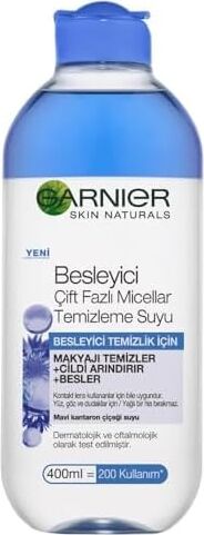 Skin Naturals Besleyici Çift Fazlı Micellar Temizleme Suyu (400 Ml)