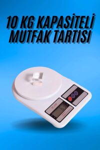 Dijital Hassas 10 kg Mutfak Terazisi Tartısı LCD Ekran Mutfak Tartısı