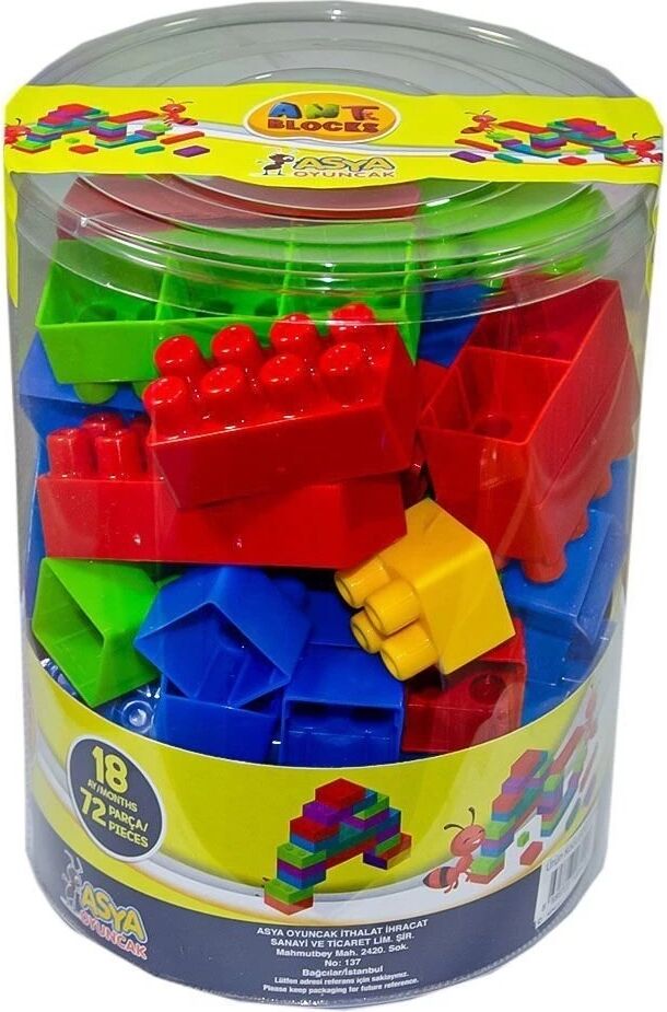 ANT072 Ant Blocks Ast 72 Parça - Asya Oyuncak