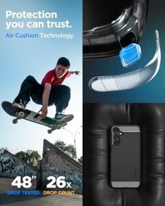 Galaxy A16 ile Uyumlu Kılıf Rugged Armor - ACS08891