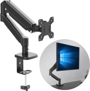 Powermaster 13-32'' Lcd/led Monitör Tutucu, Kol Amortisörlü, Vesa 75 * 75 – 100 * 100, Monitör Standı 2-20 Kg, 360 Derece Dönebilen, Stand Askı Aparatı,