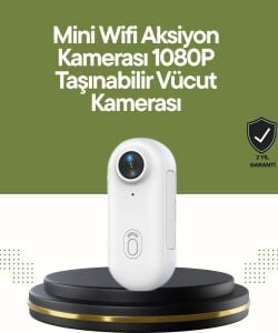 Şarj Edilebilir Uzun Ömürlü Mini Spor Kamera Full Hd
