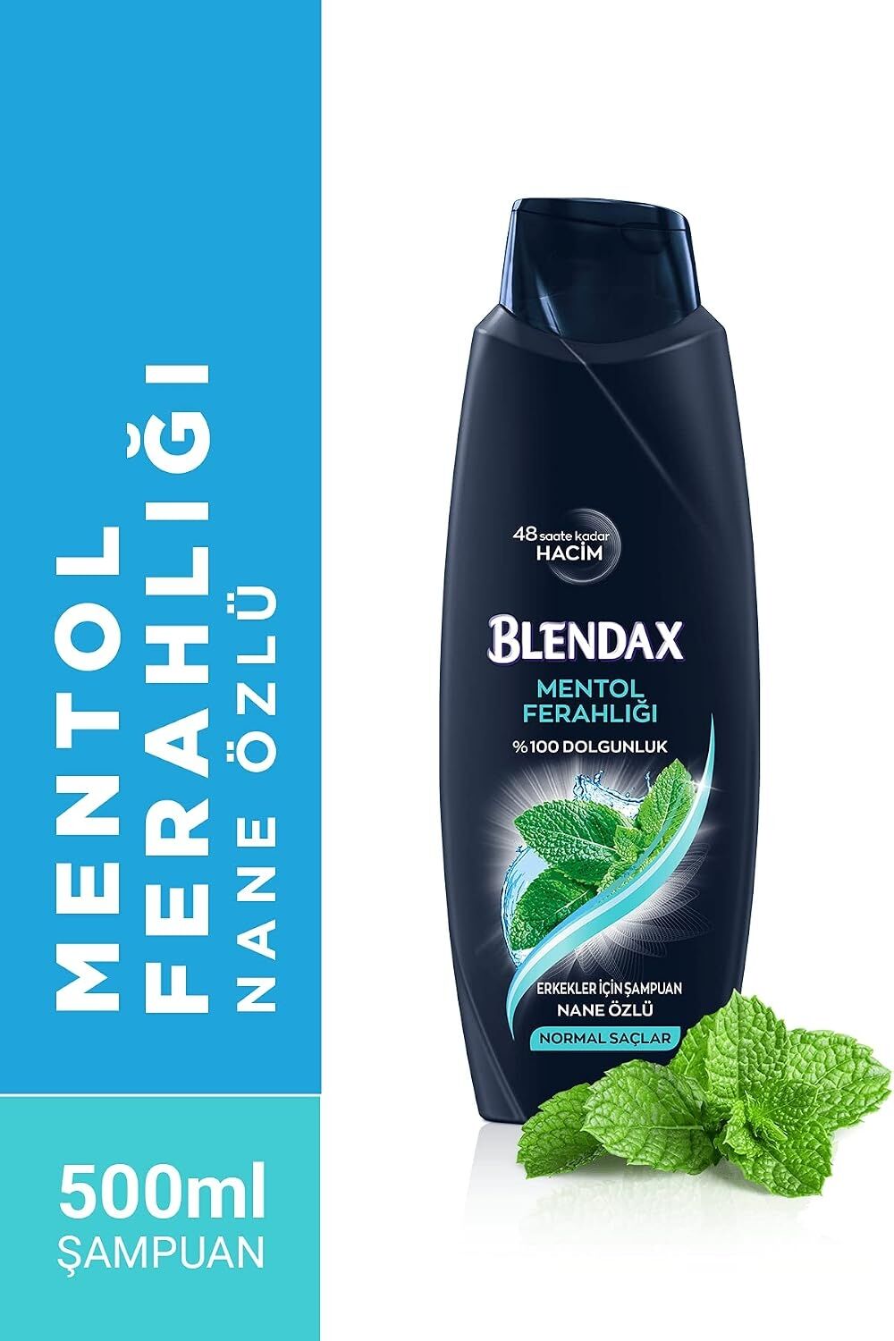 Erkekler Için Mentol Ferahlığı Nane Özlü Şampuan, 500 ml