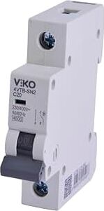 4VTB-1C20 Otomatik Sigorta 4,5ka C Tipi 1 Kutup 20A