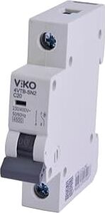 4VTB-1C20 Otomatik Sigorta 4,5ka C Tipi 1 Kutup 20A