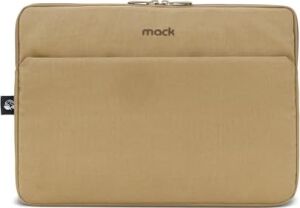 Mack MCE-1503 14.1'' Eco Çevre Dostu 13-14 Inç Yeni MacBook Pro Için Kılıf, Aksesuar Bölmeli Laptop Kılıfı, Ykk Fermuarlı Notebook & Tablet Kılıfı, Camel