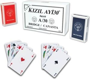 Oyun Kağıdı Kızıl Ay/30, Bridge Canasta Kağıdı