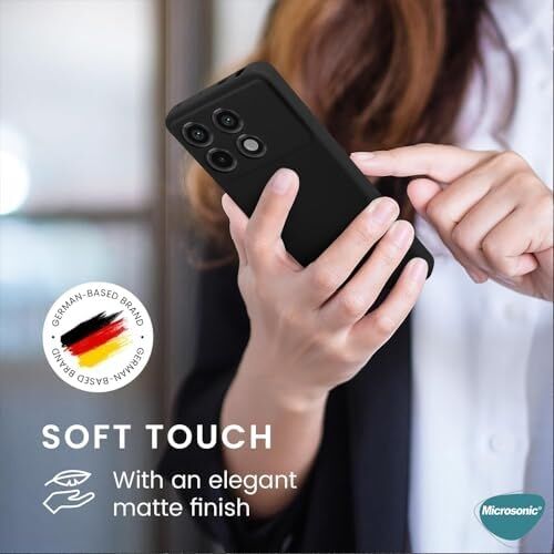 Matte Silicone Xiaomi Redmi Note 15 Pro 5g Için Kılıf Siyah [redmi Note 15 Pro 5g ile Uyumlu Kılıf - Siyah]