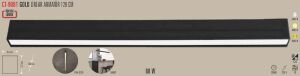 1 Adet Cata Ct 9081 60W 120CM Linear Armatür 3200K Gün Işığı