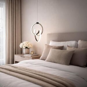 Modern LED Sarkıt Avize – 23X80 cm Ayarlanabilir Gövdeli, 24W 6500K Beyaz Işık, Power LED Teknolojili, Siyah Gövdeli Şık Aydınlatma Armatürü Salon ve Mutfak