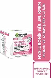 Hyaluronik Gül Jel Krem Parlak ve Yatışmış Bir Cilt Için Günlük Bakım Kremi (50 Ml)