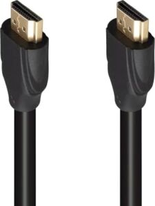 Gold Uçlu HDMI Kablo, Siyah, 1.5 Metre, 4K Ultra Hd ve 1080P Full Hd Destekli, Tv, Projektör ve Oyun Konsolu ile Uyumlu