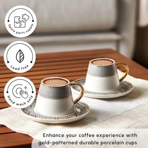 Globe 6 Kişilik Kahve Fincanı Takımı 90 ml