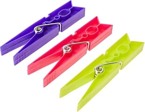 24'lü Plastik Çamaşır Mandalı Paketi, Tekli, Standart