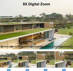 3 Lens Wi-Fi Güvenlik Kamerası