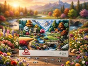 Renklerin Tarlası 260 Parça Puzzle