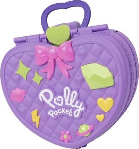 Polly Pocket Bebekler ve Sırt Çantası Şeklinde Oyun Seti Lunapark Temasına Uygun Mini Golf Sahası, Dönme Dolap, Oyuncak Arabalar, Dönen Fincanlar, Yemek Standları, Evcil Hayvan ve Aksesuarlar, JFV15