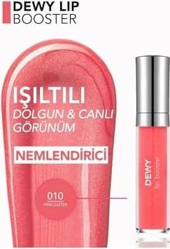 Dewy Lip Booster Dolgunlaştırıcı Etkili Yarı Transparan Dudak Parlatıcısı