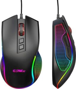 Crossfire V1 12800 Dpi Makro Yazılımlı Chromatic Rgb Gaming Mouse - Siyah