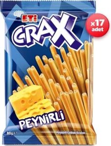 Crax Peynirli Çubuk Kraker 80 G x 17 Adet