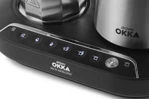 Okka OK0027 Rich Moka Pot Chrome