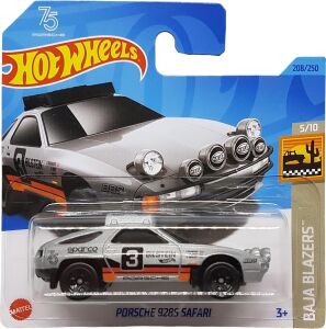 - Porsche 928S Safari - Baja Blazers 5/10 - HKG46 - Short Card - Sparco - Bilstein - Bbs - Hella - Mattel 2023