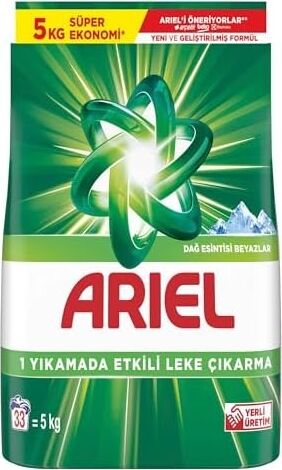 Dağ Esintisi 5 kg Hızlı Çözünme Toz Çamaşır Deterjanı