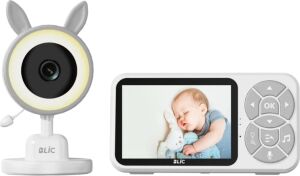 Gece Görüşlü Bebek Telsizi Besleme Hatırlatıcılı LCD Ekran