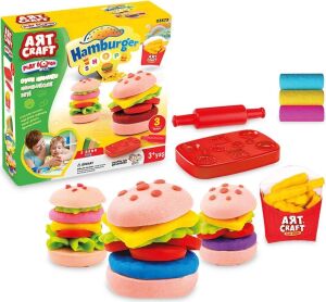03573 Dede, Hamburger Set Oyun Hamuru 150 gr / +3 Yaş