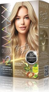 Beauty Expert Haır Color (Keratin)'li 1 Kutu (2 x 50 Ml) (Sarısı 9.1)