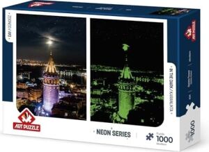 Galata Kulesi 1000 Parça Neon Puzzle