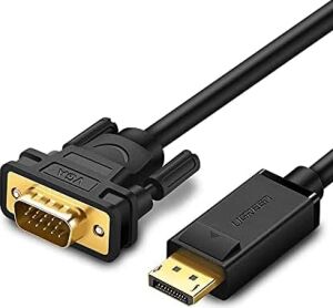 Displayport To VGA Görüntü Aktarma Kablosu 1.5 Metre