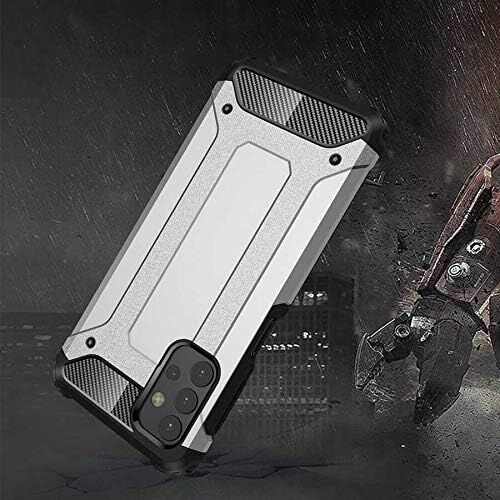 Galaxy A23 ile Uyumlu Çift Katman Koruyucu Crash Military Tank Kılıf - Gold