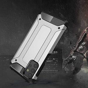 Galaxy A23 ile Uyumlu Çift Katman Koruyucu Crash Military Tank Kılıf - Gold