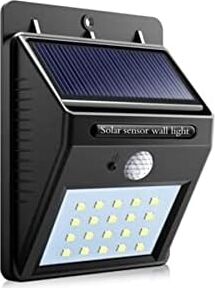 20 Led'li Güneş Enerjili Hareket Sensörlü Bahçe Lambası