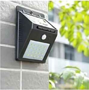 20 Led'li Güneş Enerjili Hareket Sensörlü Bahçe Lambası