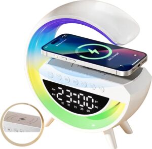 Rgb Işıklı Kablosuz Hoparlör Bluetooth USB Fm Tf Kart Destekli