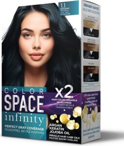 Space Infınıty Set Saç Boyası 1.1 Mavi Siyah