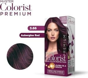 Premıum Yarı Kit Set Saç Boyası 3.66 Patlıcan Moru