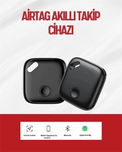 Ios Uyumlu Smart Tag | Uzun Pil Ömrü | Bul Uygulaması ile Entegre Akıllı Takip Cihazı