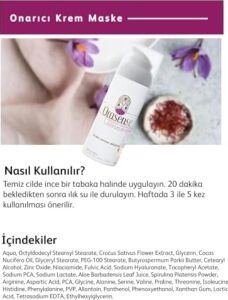 Repair Cream Mask Yüzde 5 Saffron 50 ml Krem