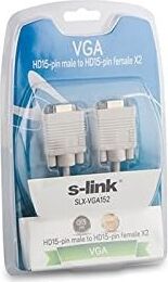 SLX-VGA152 VGA To 2 VGA Çoklayıcı Kablosu, Beyaz