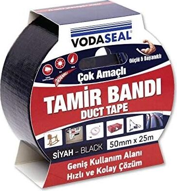 Çok Amaçlı Tamir Bandı, 50MMX25MT, Siyah